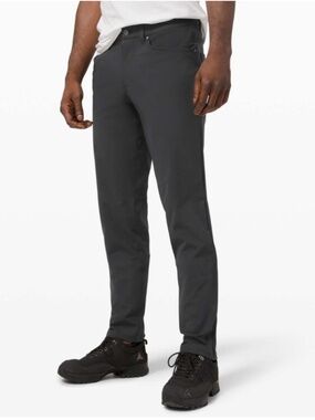 Lululemon Men's Dark Gray Grey ABC Pant Classic Warpstreme Size 34